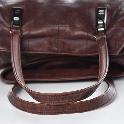 Chanel Caviar Chocolate Bar Quilted Shoulder Bag Brown 12 of 25