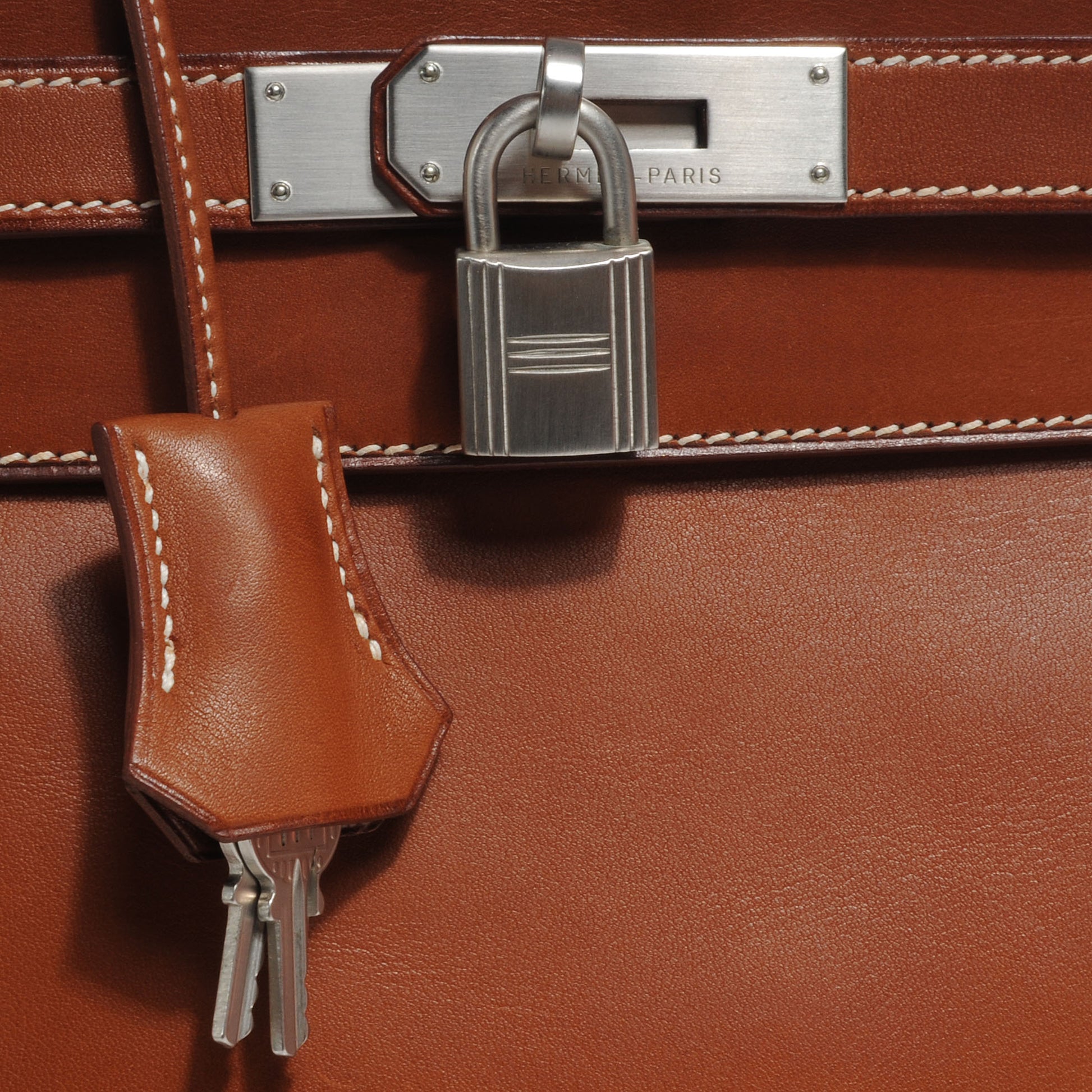Hermes Natural Barenia Kelly Retourne 32 Fauve 8 of 11