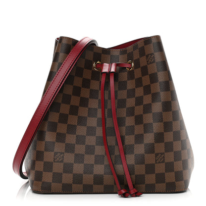 Louis Vuitton Damier Ebene Neonoe MM Cherry Berry 1 of 10