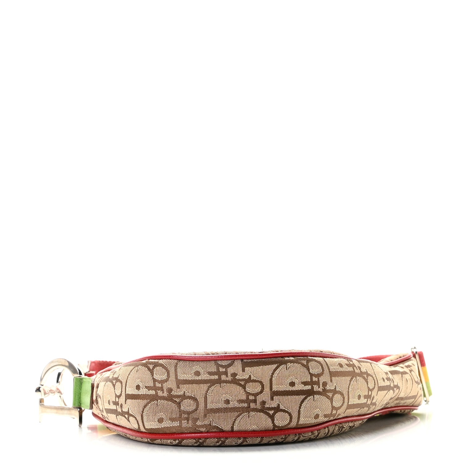 Christian Dior Monogram Rasta Saddle Pochette Beige 3 of 9