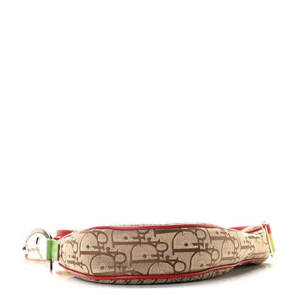 Christian Dior Monogram Rasta Saddle Pochette Beige 3 of 9