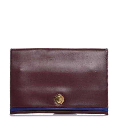 Celine Palmelato Calfskin Coin Clutch Burgundy 1 of 8