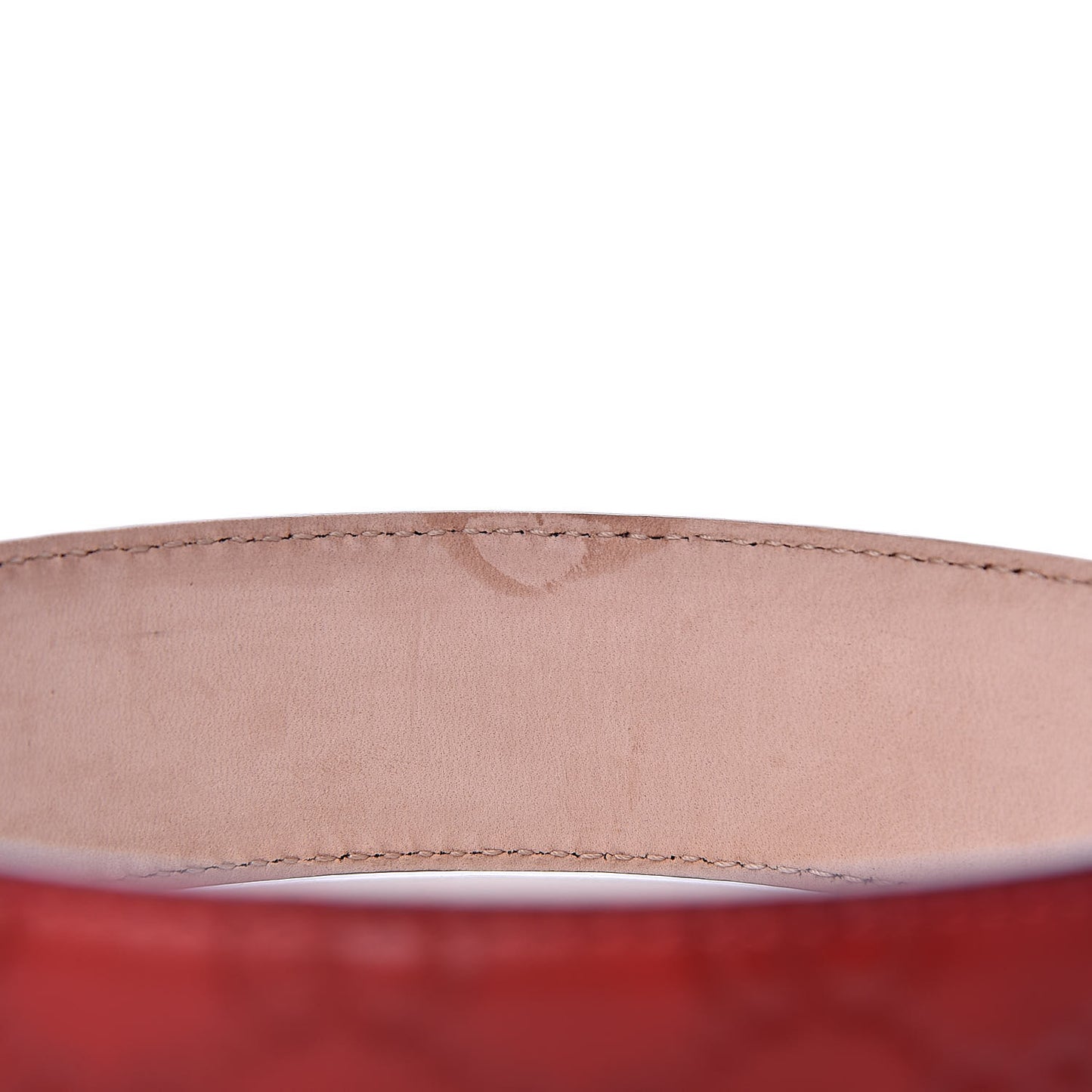 Guccissima Interlocking G 40mm Belt 95 38 Red
