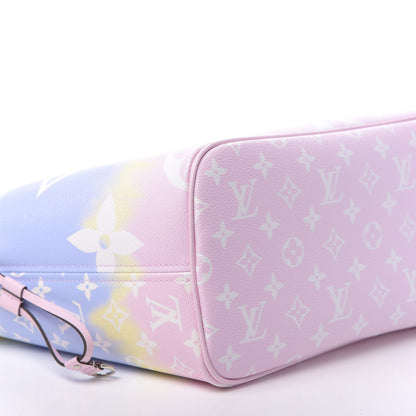 Louis Vuitton Monogram Escale Neverfull MM Pastel 10 of 12