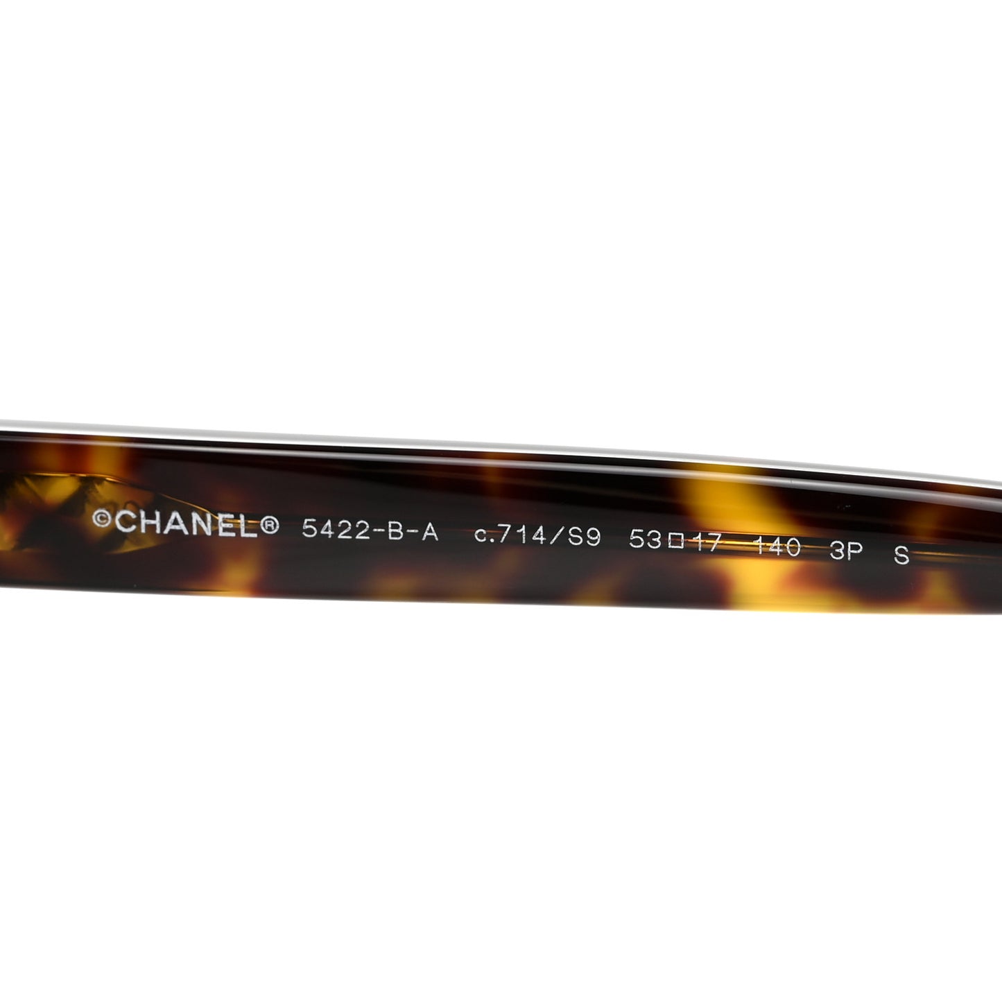 Acetate Strass Square Sunglasses 5422-B Tortoise