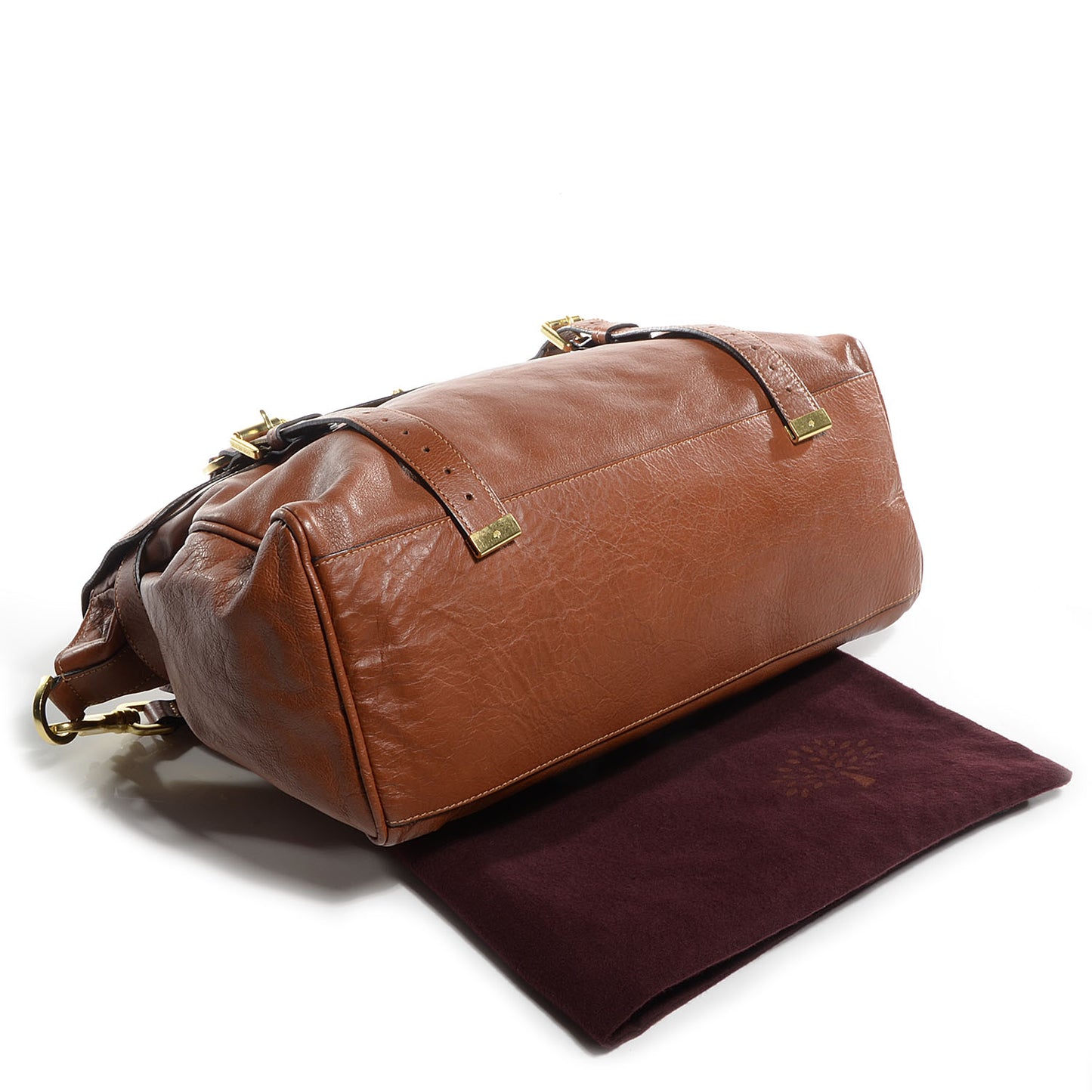 Soft Buffalo Leather Oversized Alexa Oak
