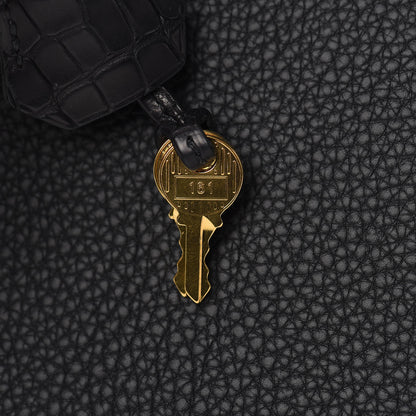 Hermes Togo Matte Alligator Birkin Touch 30 Black 30 of 37