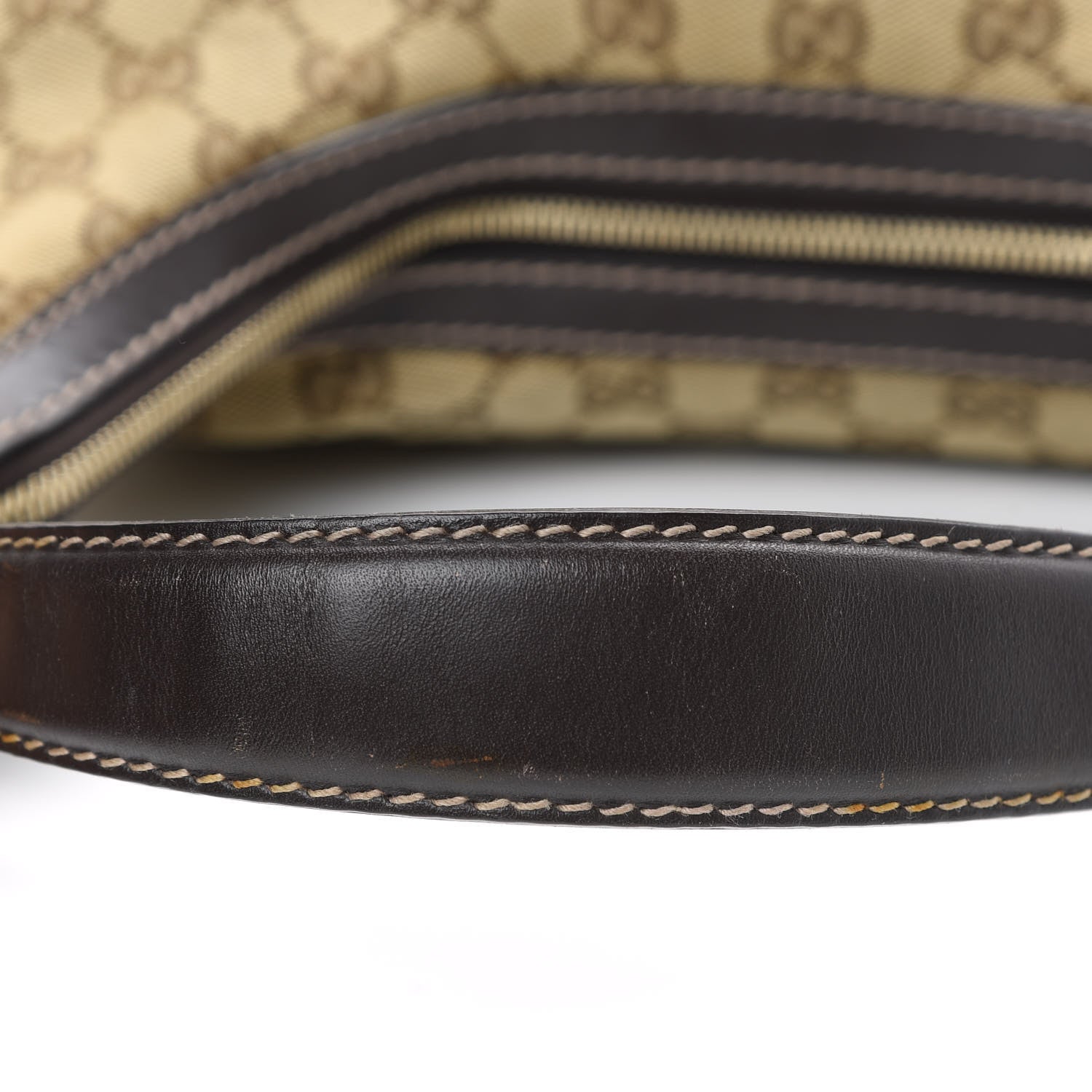 Gucci Monogram Medium Lovely Heart Hobo Brown 13 of 14