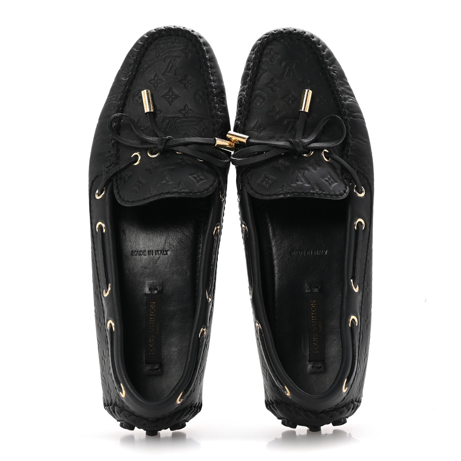 Louis Vuitton Empreinte Gloria Loafers 37 Black 2 of 9