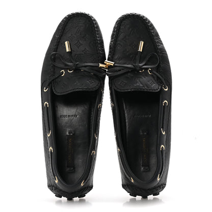 Louis Vuitton Empreinte Gloria Loafers 37 Black 2 of 9