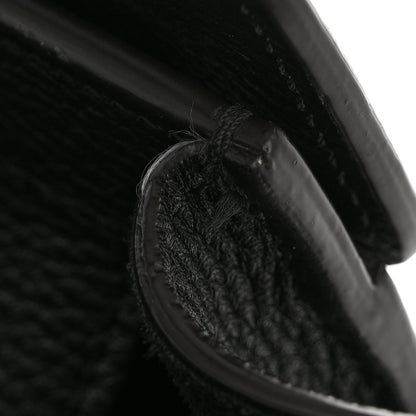 Celine Drummed Calfskin Micro Luggage Black 11 of 12