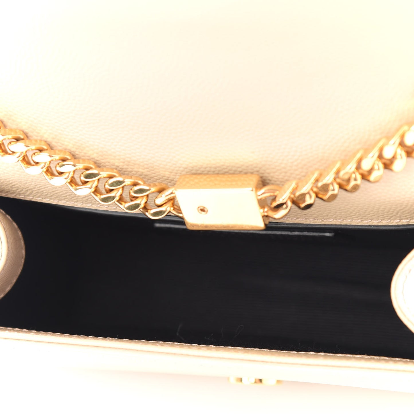 Grain De Poudre Small Monogram Kate Satchel Nude Powder
