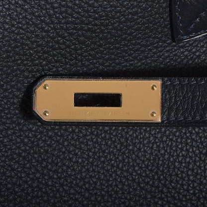 Hermes Togo Birkin 35 Bleu Ocean 11 of 25