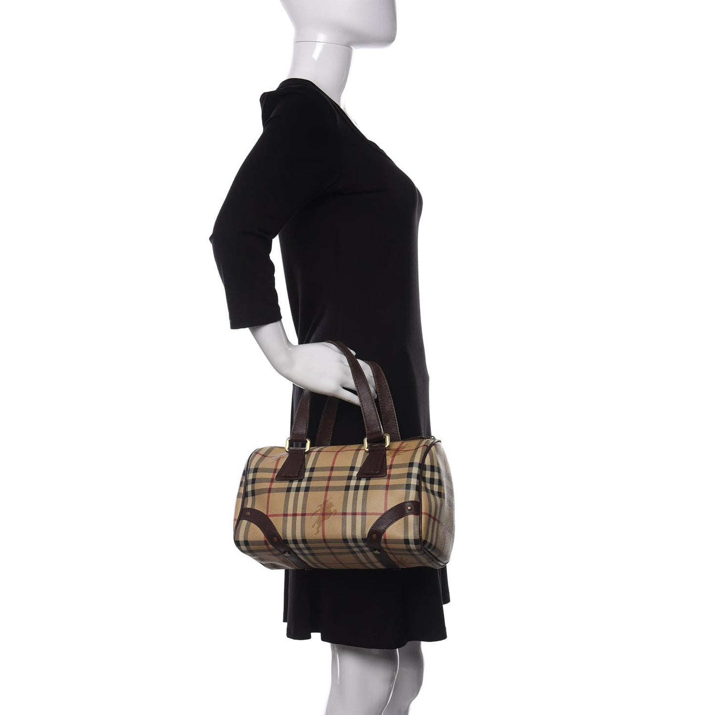 Haymarket Check Studded Bowler Brown