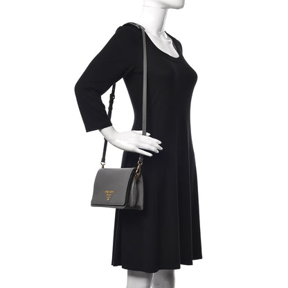 Prada Vitello Daino Crossbody Flap Marmo 3 of 10