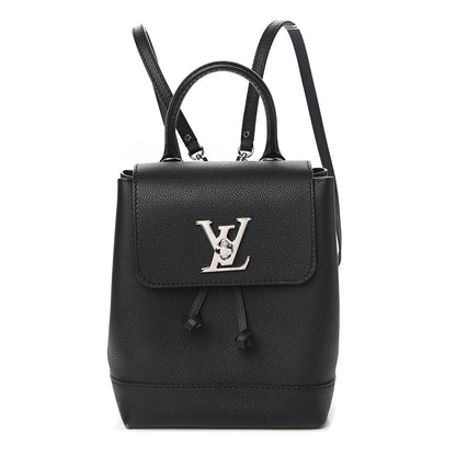 Louis Vuitton Calfskin Lockme Backpack Black 1 of 11