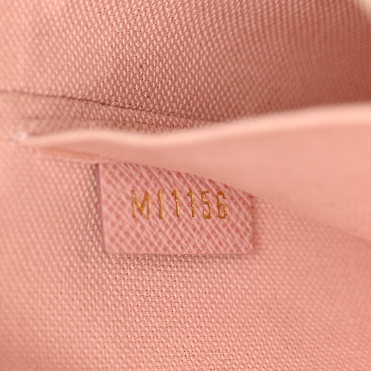 Louis Vuitton Damier Azur Pochette Felicie Chain Wallet Rose Ballerine 8 of 20