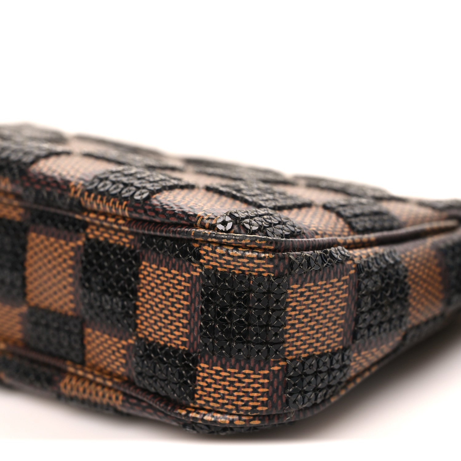 Louis Vuitton Damier Paillettes Mini Pochette Accessories Black 8 of 8