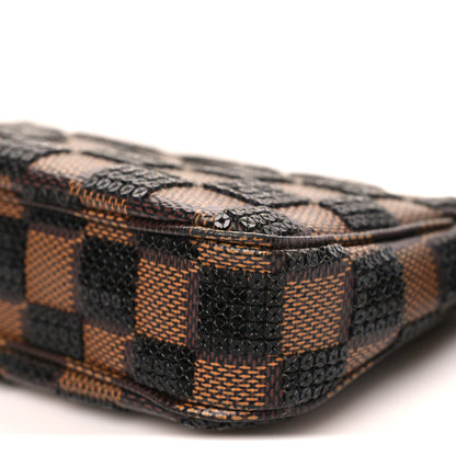 Louis Vuitton Damier Paillettes Mini Pochette Accessories Black 8 of 8