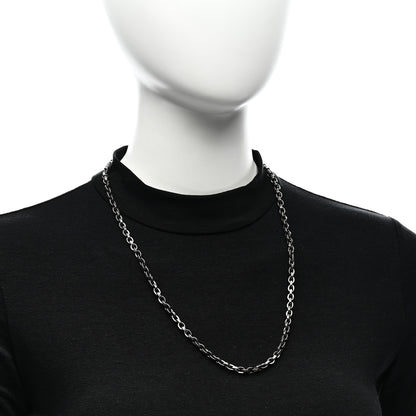 Chrome Hearts Sterling Silver Paper Chain Necklace 2 of 5