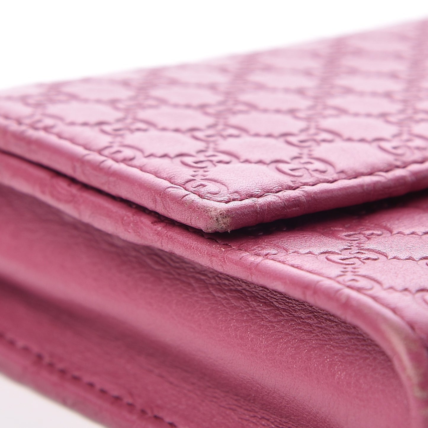 Microguccissima Travel Document Case Pink