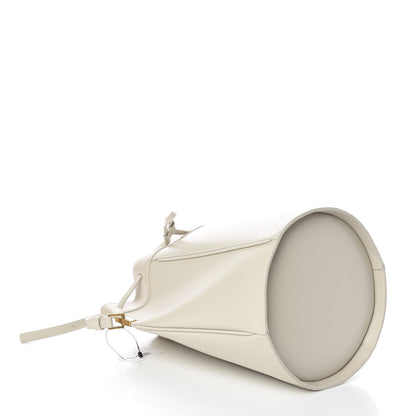 Saint Laurent Smooth Calfskin Medium Talitha Bucket Bag Vintage White 4 of 8