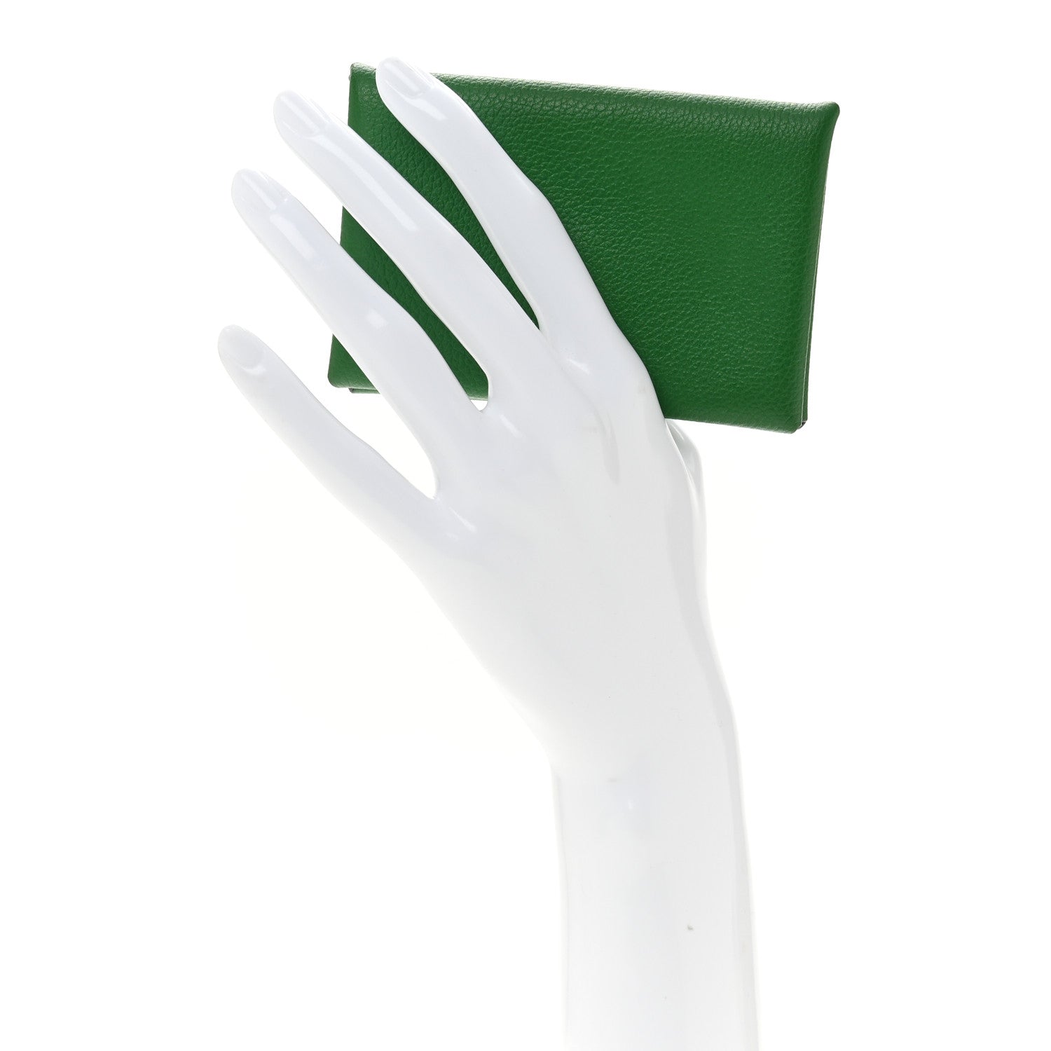 Hermes Evercolor Calvi Card Case Vert Vertigo 2 of 10