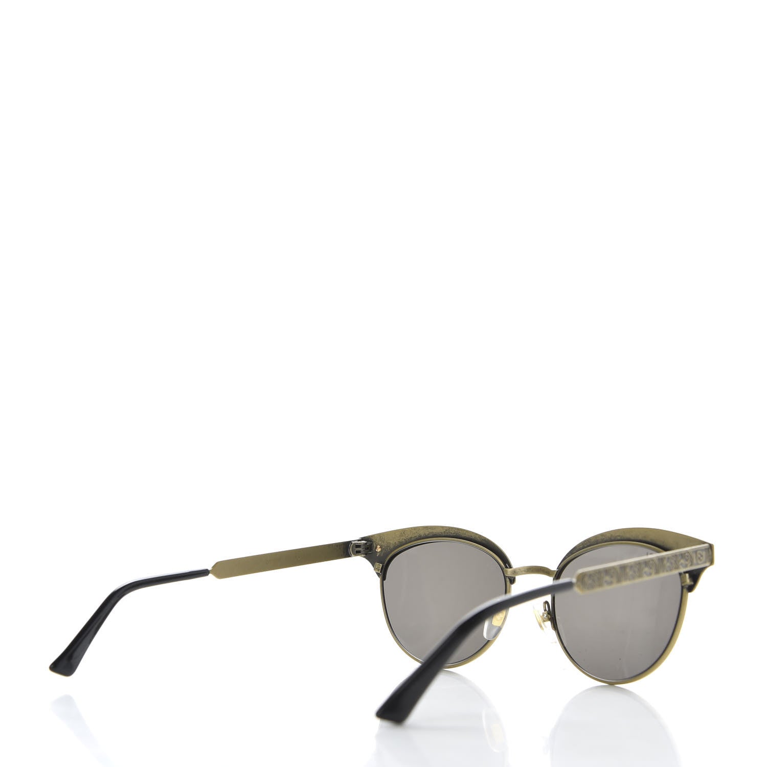 Gucci Metal Tiger GG0220S Sunglasses Antique Gold 4 of 8