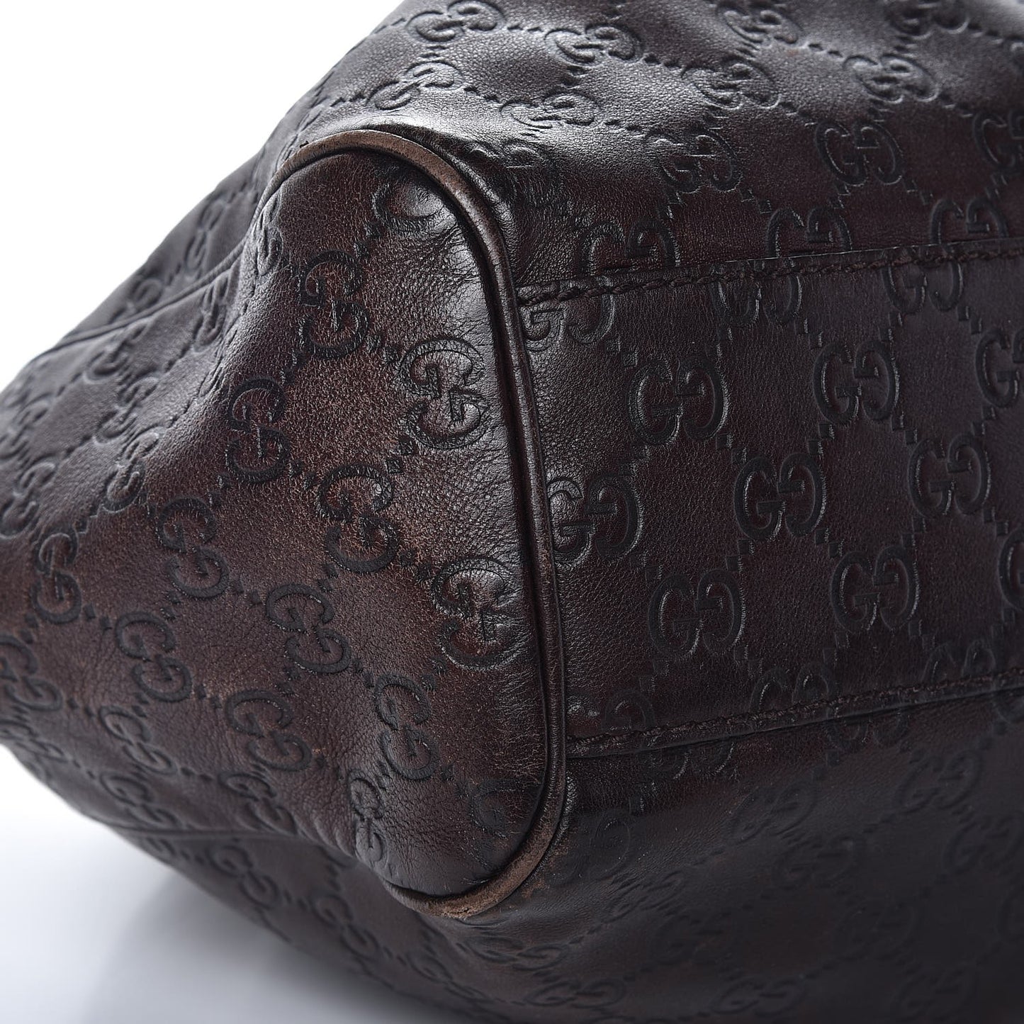 Guccissima Medium Sukey Tote Chocolate