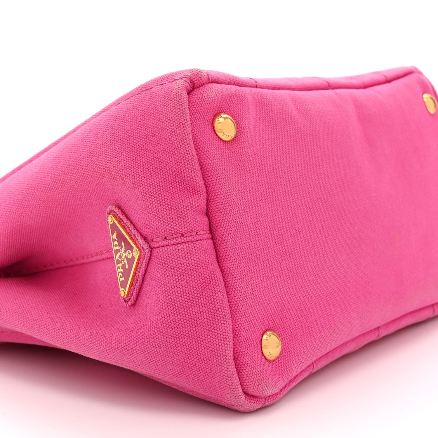 Prada Canapa Small Logo Tote Fuxia 10 of 15