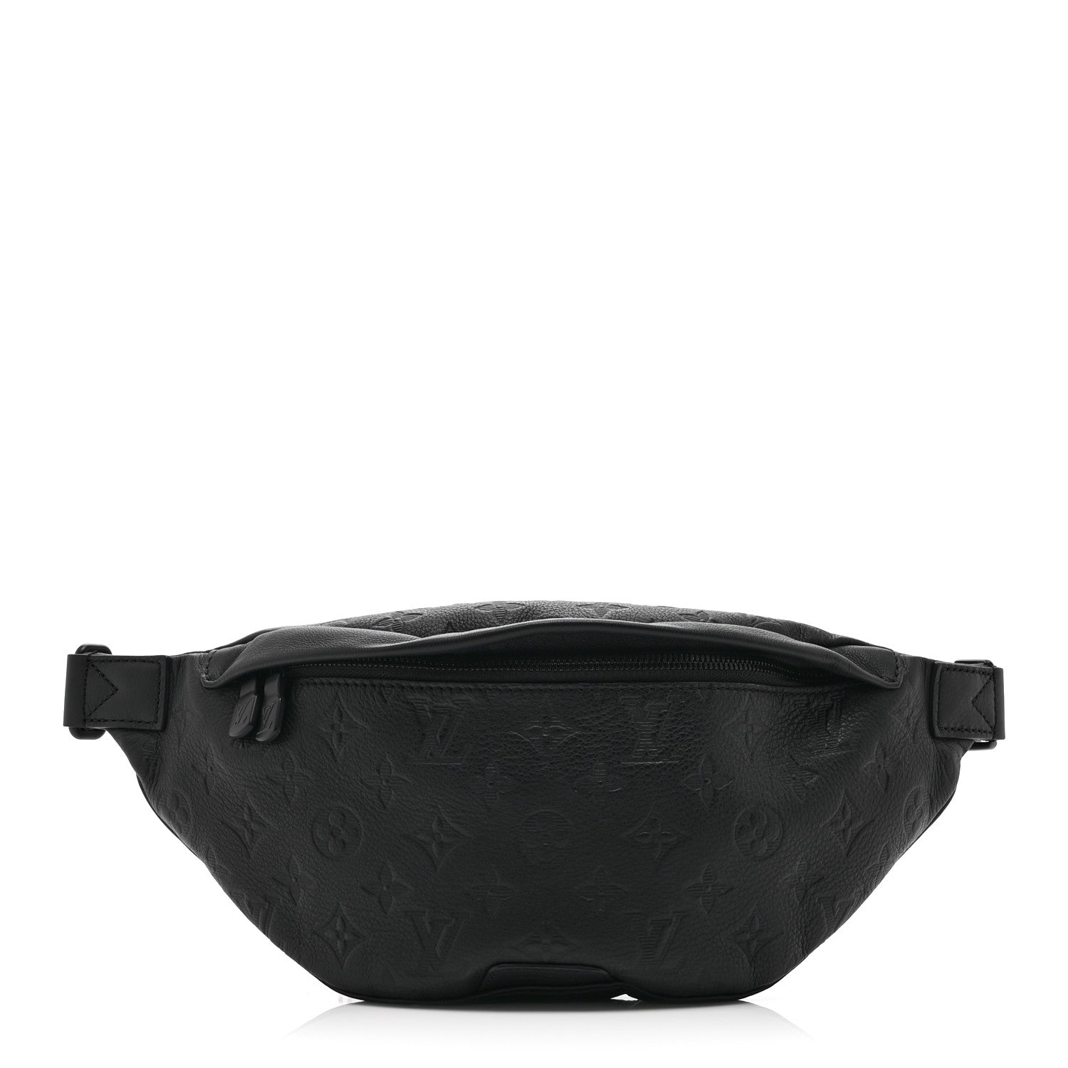 Louis Vuitton Calfskin Monogram Shadow Discovery Bumbag Black 1 of 8