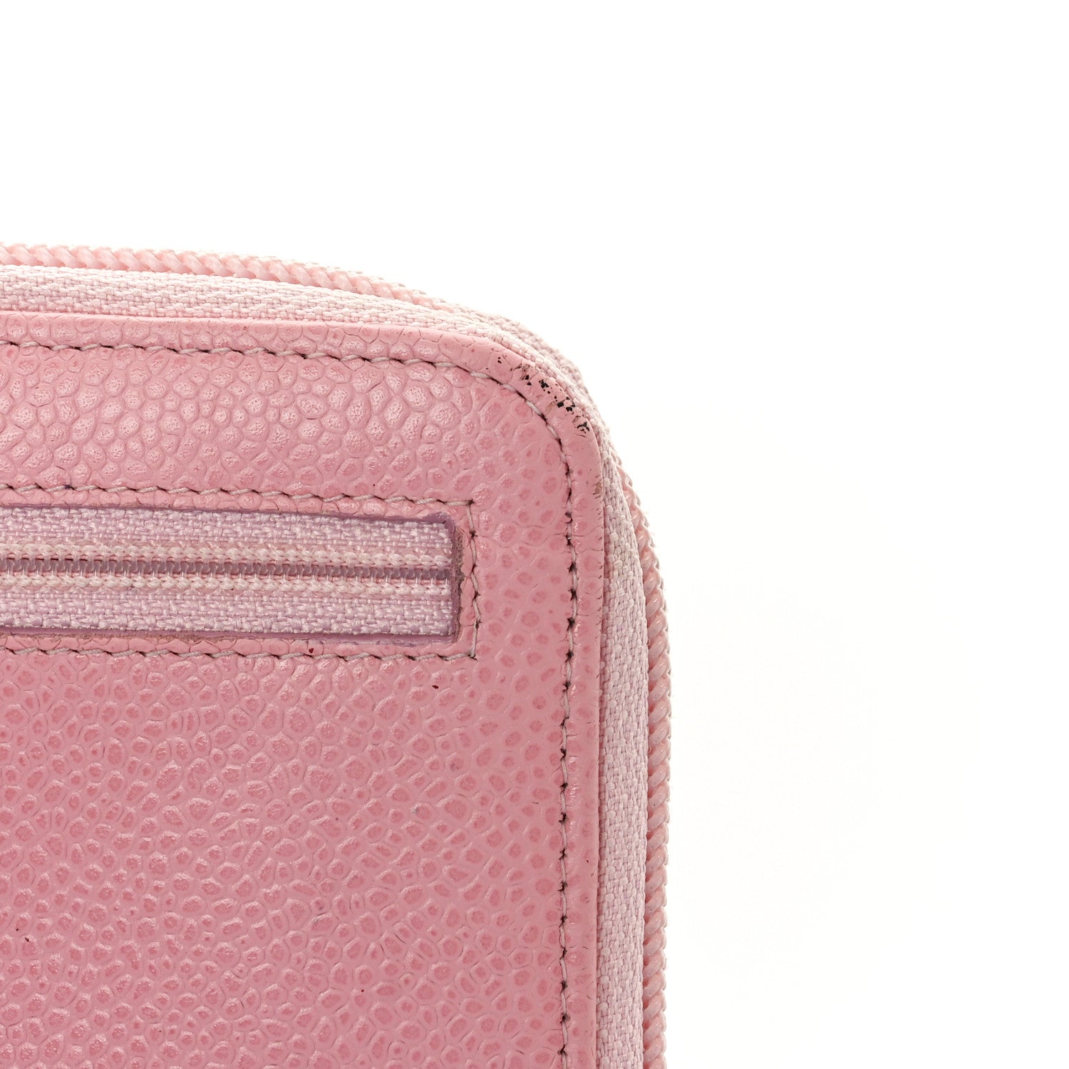 Chanel Caviar Large Timeless CC Zip Around Wallet Pink 14 of 15