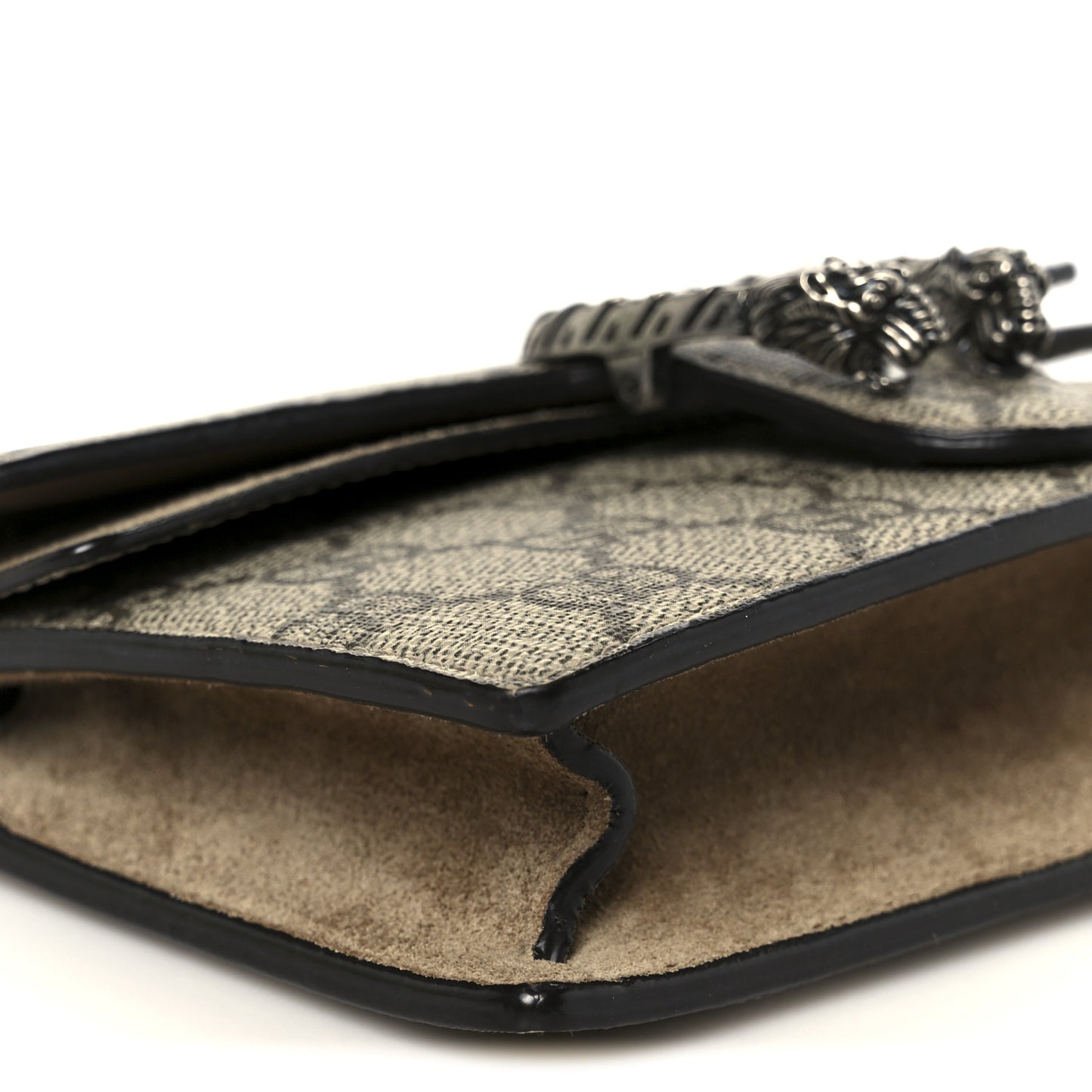 GG Supreme Monogram Super Mini Dionysus Shoulder Bag Taupe