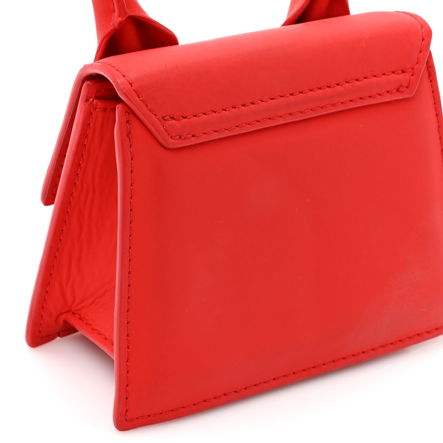 Rubberized Calfskin Le Chiquito Moyen Red