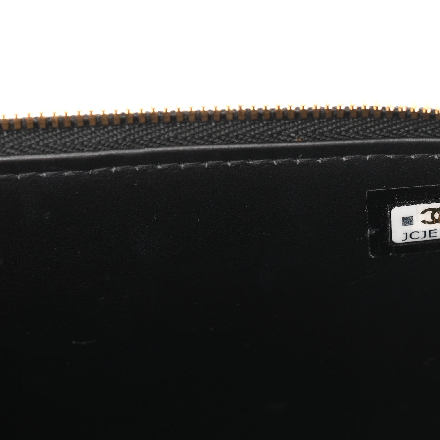 Chanel Patent Enamel Quilted Small Coco Hearts Vanity Case With Chain Black 6 of 10