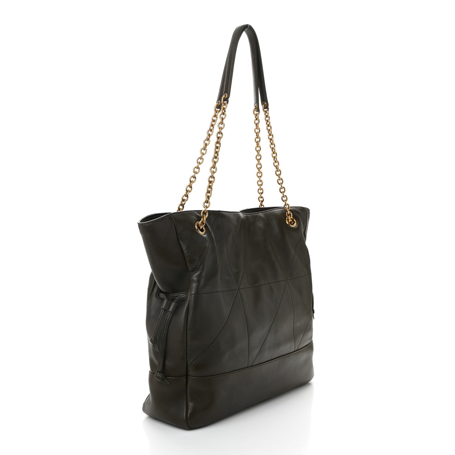 Saint Laurent Lambskin Jamie Shopping Tote Light Musk 1746348