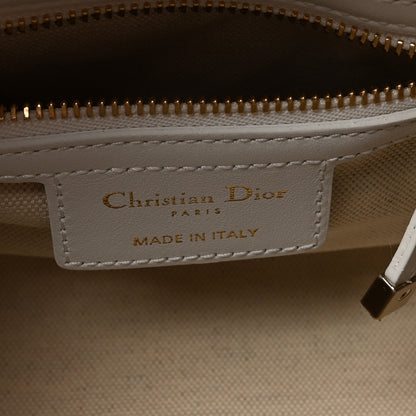 Christian Dior Calfskin Small Dior Vibe Zip Bowling Bag Blue 6 of 10