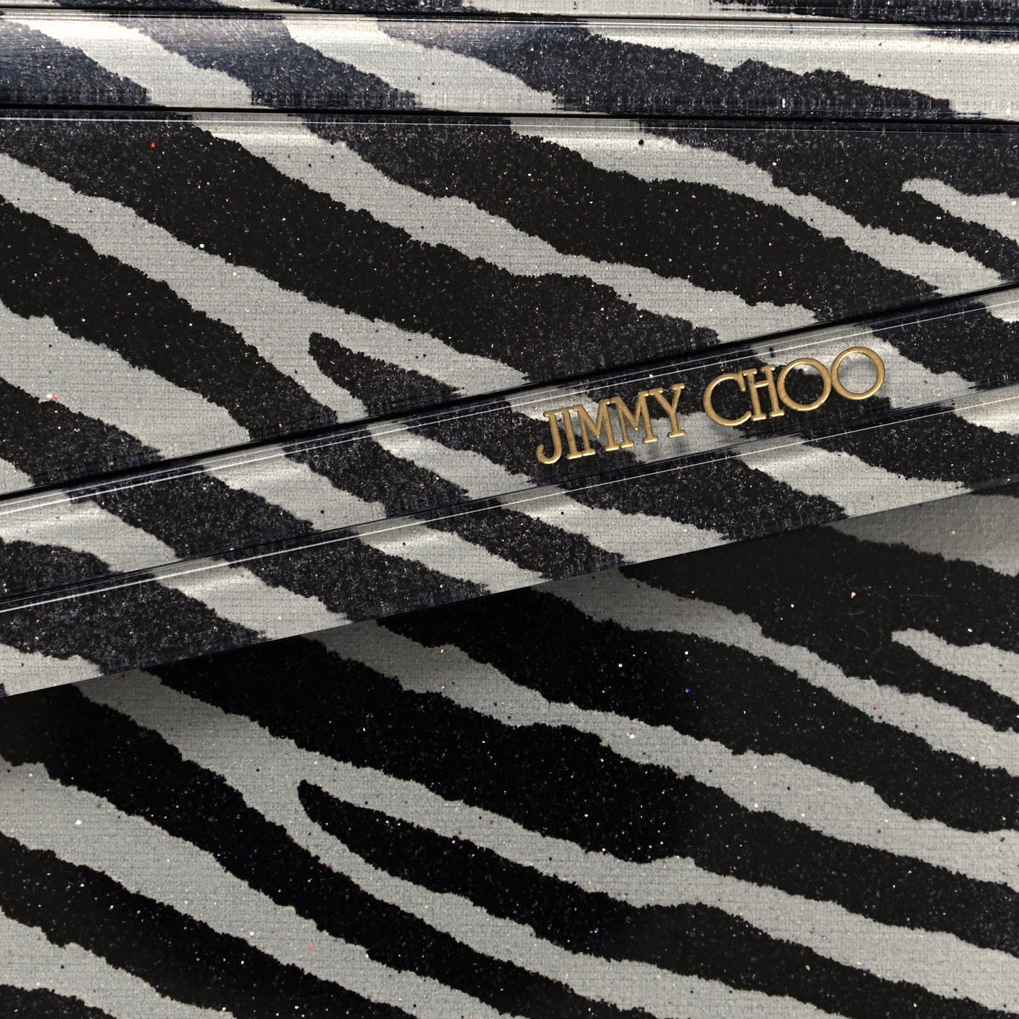 Acrylic Zebra Candy Clutch