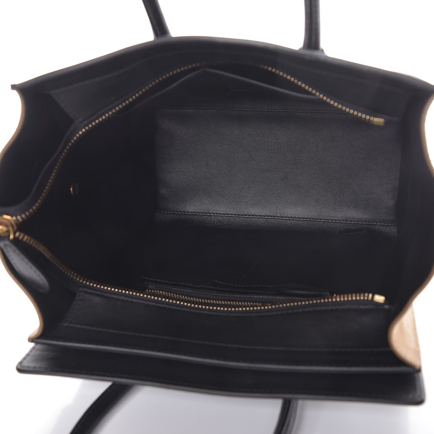 Smooth Calfskin Nubuck Micro Tri-Color Luggage Rust