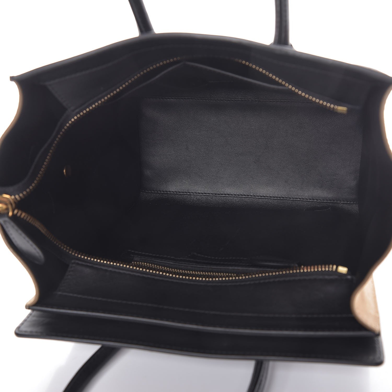 Celine Smooth Calfskin Nubuck Micro Tri-Color Luggage Rust 5 of 6
