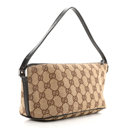 Gucci Monogram Boat Pochette Brown 3 of 10