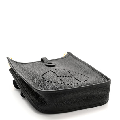 Hermes Taurillon Clemence Evelyne TPM Black 4 of 11