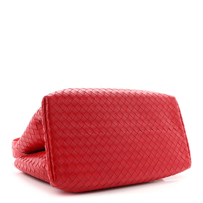 Bottega Veneta Nappa Intrecciato Small Roma Tote Red 5 of 11