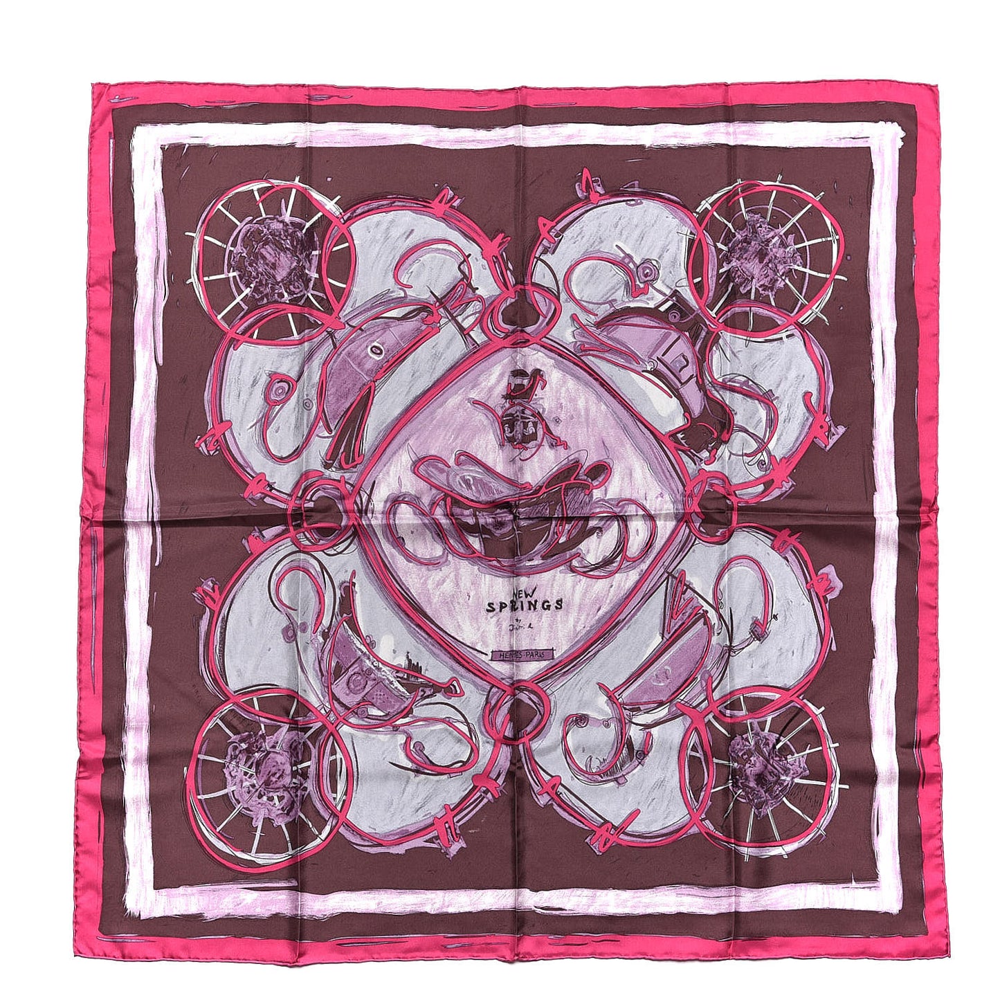 Silk New Springs Scarf 90