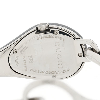 Gucci Stainless Steel Diamond 21mm Horsebit Quartz Watch 4 of 4