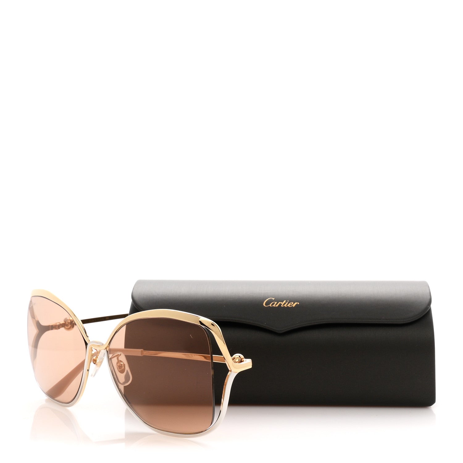 Cartier Metal Trinity Sunglasses CT0225SA Gold Silver 1896027