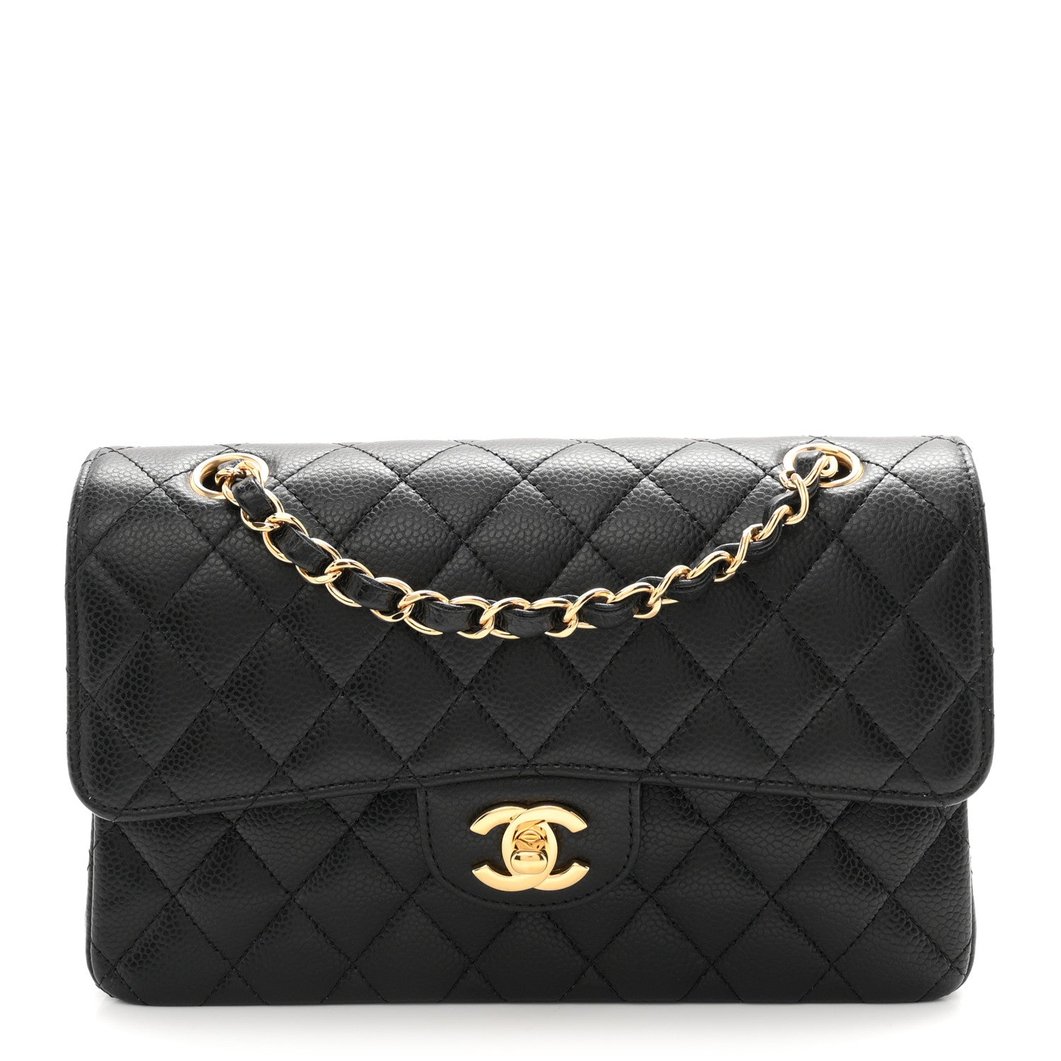 Chanel Caviar Quilted Small Double Flap Black 1 of 10