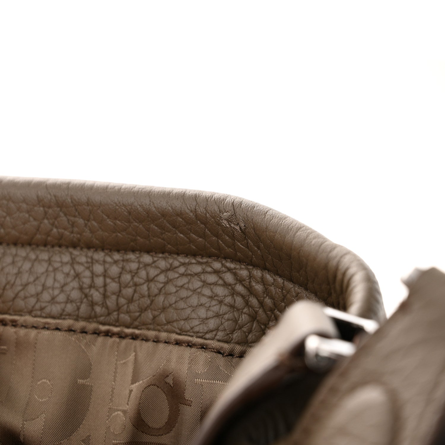 Christian Dior Grained Calfskin Mens Pillow Bag Khaki 12 of 12