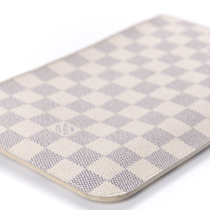Louis Vuitton Damier Azur Neverfull MM GM Pochette Rose Ballerine 6 of 10