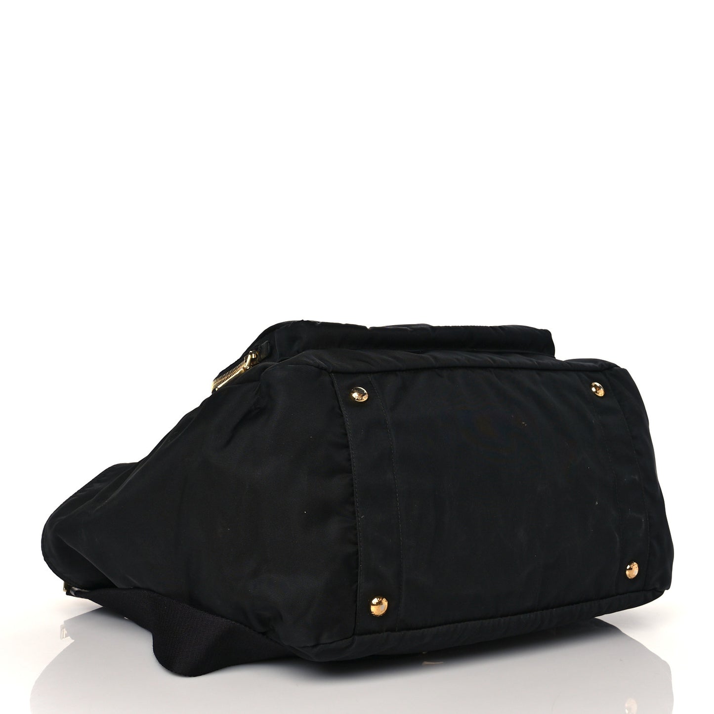 Tessuto Nylon Vela Diaper Bag Black